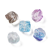 Transparent Acrylic Beads, Lion, Mixed Color, 13x13x13mm, Hole: 1.8mm(MACR-K358-32)