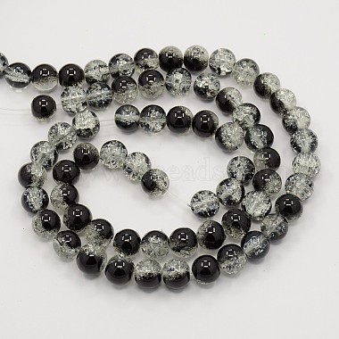 Chapelets de perles bicolores en verre craquelé(CCG-Q002-4mm-M)-2