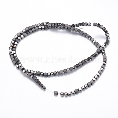 Electroplate Non-magnetic Synthetic Hematite Bead Strands(X-G-Q467-11D)-2