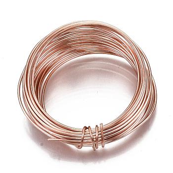 Round Copper Wire for Jewelry Making, for Jewelry Making, Raw(Unplated), 18 Gauge, 1mm, about 16.4 Feet(5m)/roll