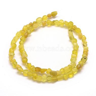 Natural Korea Olive Jade Beads Strands(G-F465-39)-3