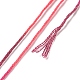 18 Skeins 18 Colors 6-Ply Polyester Embroidery Floss(OCOR-M009-01C-02)-3