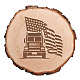 Rundbleche aus geschnitztem Holz(AJEW-WH0362-004)-1