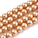 Baking Painted Pearlized Glass Pearl Round Bead Strands(HY-Q330-8mm-36A)-1