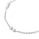 Non-Tarnish 304 Stainless Steel Bowknot Link Chain Necklace(NJEW-K249-07P)-2