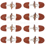 8Pcs Resin Buttons, Imitation Leather Rugby Toggle Buttons, Sewing Accessories, Saddle Brown, 150x45x17mm(BUTT-GF0004-35)