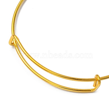 fabrication de bracelet extensible en fer réglable(BJEW-YW0001-06G)-3