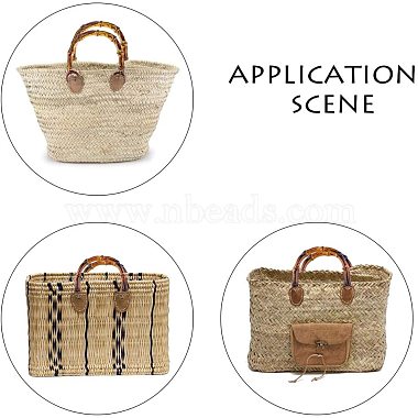 poignée de sac en plastique imitation bambou(FIND-PH0015-53)-6