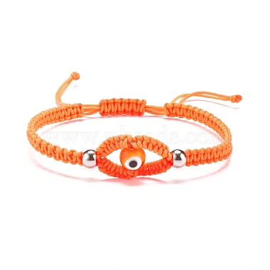Orange Lampwork Bracelets