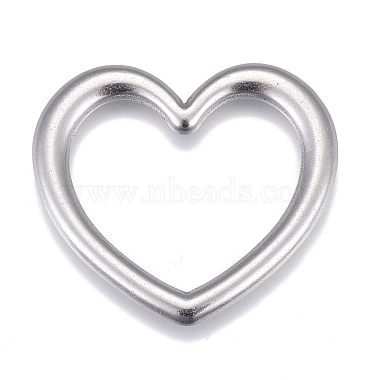 Stainless Steel Color Heart Stainless Steel Linking Rings