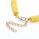Handmade Polymer Clay Heishi Beaded Choker Necklaces(NJEW-JN02722)-4