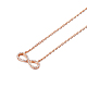 colliers à pendentif en argent sterling tinysand infini(TS-N143-RG-17.3)-2
