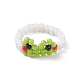 Glass Seed Braided Bead Frog Shape Finger Ring for Women(RJEW-TA00052)-1