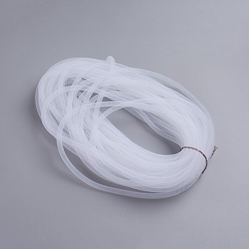 Plastic Net Thread Cord, White, 8mm, 30Yards