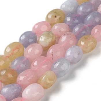 Natural Malaysia Jade Beads Strands, Faceted, Oval, Dyed and Heated, Colorful, 10.5~13x8.5~10x7~10mm, Hole: 1.2mm, about 31~32pcs/strand, 14.57''~15.16''(37~38.5cm)