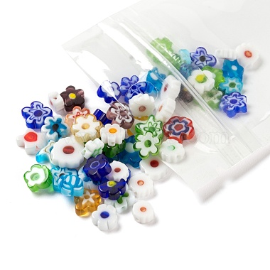 30pcs perles de verre millefiori faites à la main(LAMP-FS0001-02C)-2