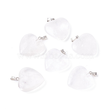 Natural Quartz Crystal Pendants(X-G-G956-B56-FF)-4