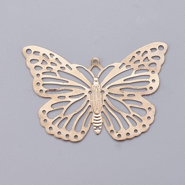 Iron Butterfly Filigree Pendants(X-IFIN-P003-03)-2
