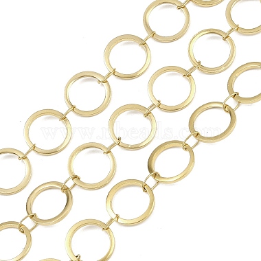 304 Stainless Steel Ring Link Chains(CHS-G044-05G)-1
