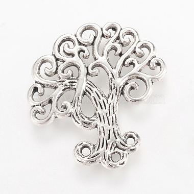 Antique Silver Tree Alloy Links