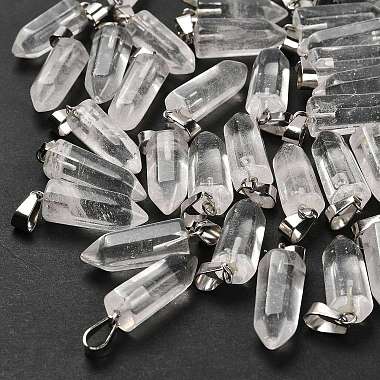 Watermelon Stone Glass Pendants(G-Z067-07P-14)-5