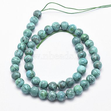 Natural Marble Beads Strands(X-G-K211-8mm-A)-2