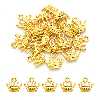 Golden Crown Alloy Charms
