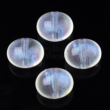 Clear Oval Acrylic Beads