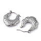 Non-Tarnish 304 Stainless Steel Bohemia Teardrop Hoop Earrings for Women(EJEW-I284-05P)-2