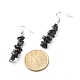 Boucles d'oreilles pendantes en perles d'obsidienne naturelle(EJEW-JE04649-10)-3