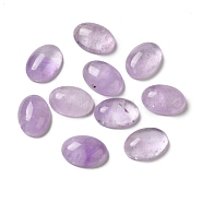 Natural Amethyst Cabochons, Oval, 14x10x4.5~5mm(G-F771-G01-01)