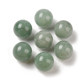 Natural Green Aventurine No Hole Sphere Beads, Round, 16mm