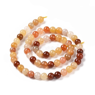 Natural Jade Beads Strands(G-L555-05-6mm)-5