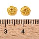 abalorio de bronce de tapas(KK-C260-15G)-2