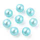 Spray Painted ABS Plastic Imitation Pearl Beads(OACR-T015-05B-08)-3