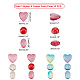 SUPERFINDINGS 180Pcs 12 Style Transparent Glass Cabochons(GGLA-FH001-01)-4