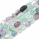 Natural Fluorite Beads Strands(G-S331-8x10-007)-1