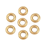 Ion Plating(IP) 304 Stainless Steel Closed Jump Rings, Round, Golden, 18 Gauge, 4x1mm(STAS-G393-06G-04)
