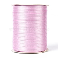 Double Face Satin Ribbon, Polyester Ribbon, Lilac, 1/8 inch(3mm) wide, about 880yards/roll(804.672m/roll)(RC3mmY045)