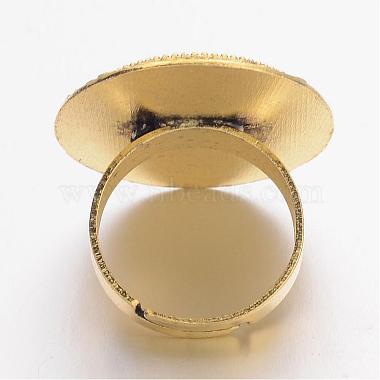 Vintage Adjustable Iron Finger Ring Components Alloy Cabochon Bezel Settings(PALLOY-Q300-04AG-NR)-4