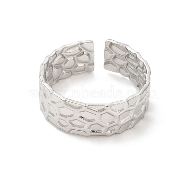 304 Stainless Steel Cuff Wide Band Finger Rings(RJEW-L107-011P)-2