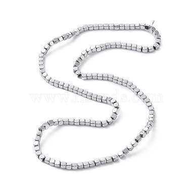 Chapelets de perles en hématite synthétique sans magnétiques(X-G-J172-3x3mm-02)-2