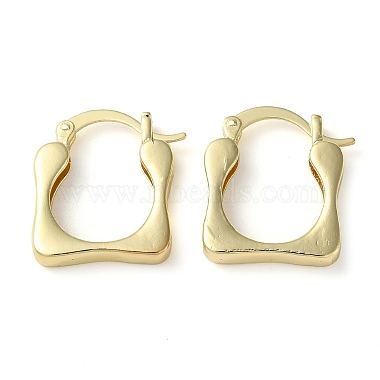 Square Brass Earrings