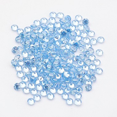 Cabochons de zircon cubiques aquamarine(X-ZIRC-G081-4mm)-2
