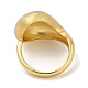 Rack Plating Brass Cuff Finger Rings for Women(RJEW-C114-13K-G)-3