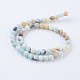 Frosted Natural Flower Amazonite Round Bead Strands(X-G-E334-4mm-09)-2