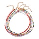 Mixed Styles Round Glass Seed Beaded Necklaces(NJEW-JN03362)-1