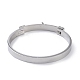Ring with Square 304 Stainless Steel Bangles(BJEW-G700-04P)-3