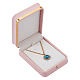 Rectangle PU Leather Pendant Boxes(LBOX-WH0004-03)-1