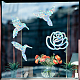 16 Sheets Waterproof PVC Colored Laser Stained Window Film Static Stickers(DIY-WH0314-084)-6